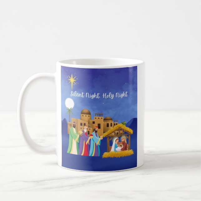 Nativity Scene Coffee Mug (Left)