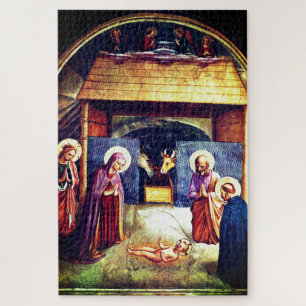 Nativity Scene, Convento di San Marco by Fra Anvel Jigsaw Puzzle
