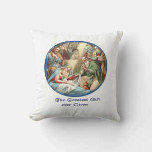 Nativity Scene Cushion