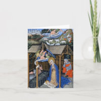 Nativity scene from an Italian Illuminated Gospel