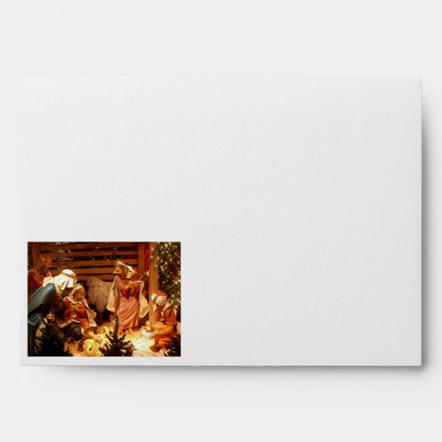 Nativity Scene Gifts for Christmas Envelope (Front)
