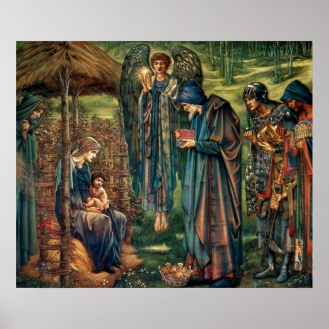 Nativity Scene Gifts for Christmas Poster (Front)