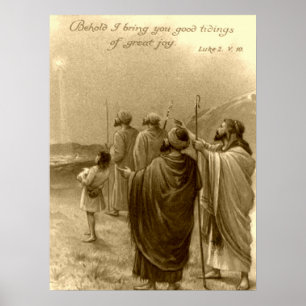 Nativity Scene Gifts for Christmas Poster