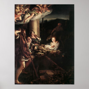 Nativity Scene Gifts for Christmas Poster