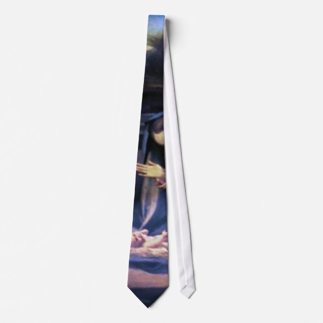 Nativity Scene Gifts for Christmas Tie (Front)