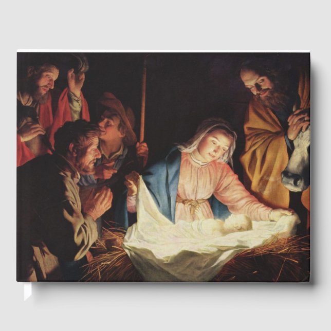 Nativity Scene Guest Book (Front)