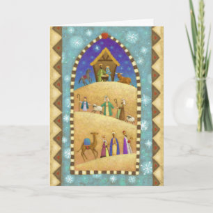 Nativity Scene Holiday Card