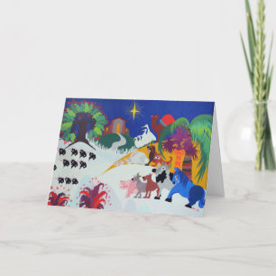 Nativity Scene Holiday Card