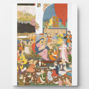 Nativity scene in indian style plaque