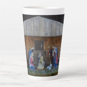 Nativity Scene Latte Mug