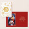 Nativity Scene Luxury Real Foil Christmas Cards