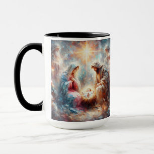 Nativity Scene Manger Christmas Coffee Mug Cup