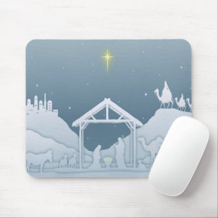 Nativity Scene Mouse Pad