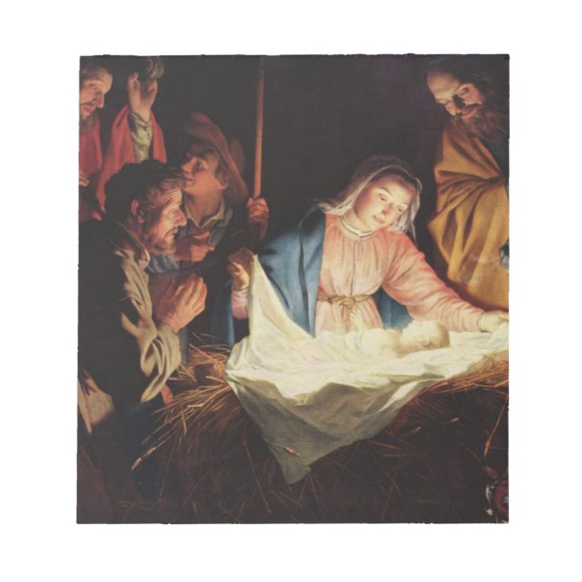 Nativity Scene Notepad (Front)