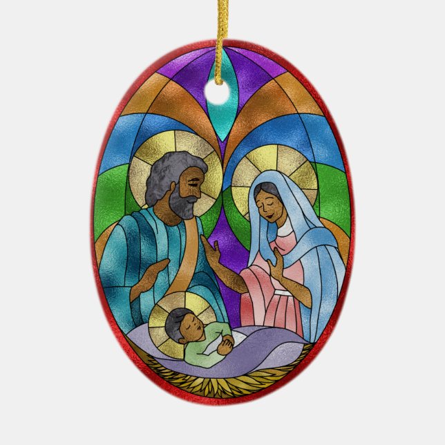 Nativity Scene Ornament - SRF (Front)