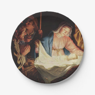 Nativity Scene Paper Plate