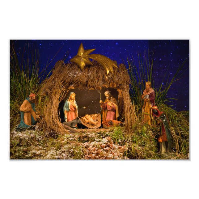 Nativity scene photo print (Front)