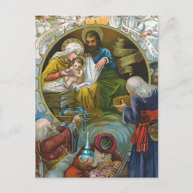 "Nativity Scene" Postcard (Front)
