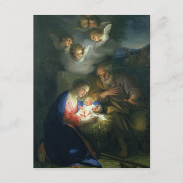 Nativity Scene Postcard (Front)
