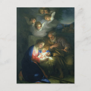 Nativity Scene Postcard