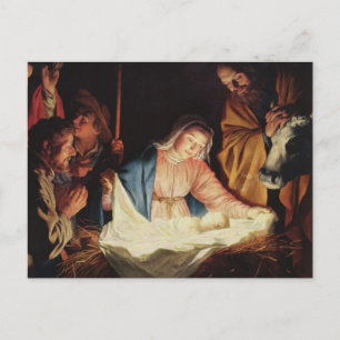 Nativity Scene Postcard