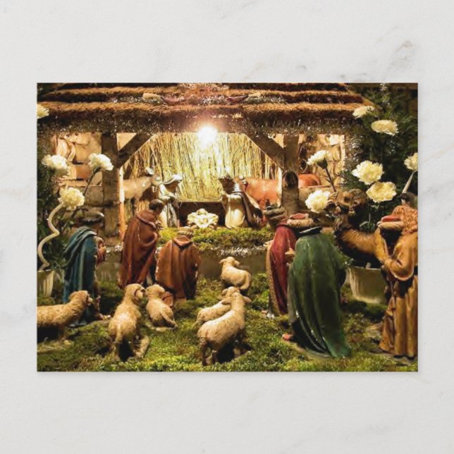 nativity scene postcard (Front)