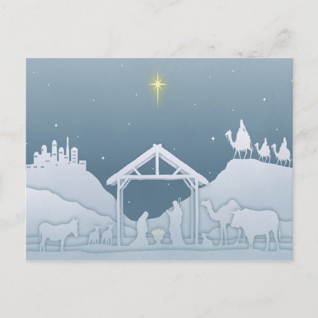 Nativity Scene Postcard (Front)