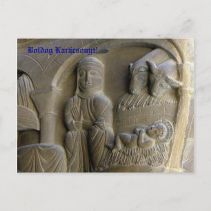 Nativity Scene with Mary and the Child Postcard