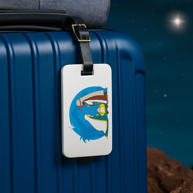 Nativity Scene with Mary Joseph and Baby Jesus Luggage Tag (Creator Uploaded)