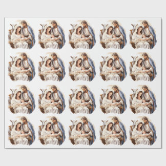 Nativity Scene Wrapping Paper for Christmas Gifts