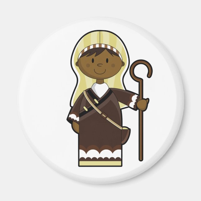 Nativity Shepherd Magnet (Front)