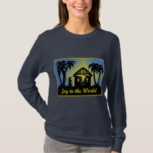 Nativity Silhouette Joy to the World T-Shirt