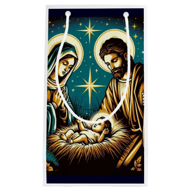 Nativity Small Gift Bag (Front)