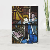 Nativity Stained Glass Jesus Virgin Mary Joseph