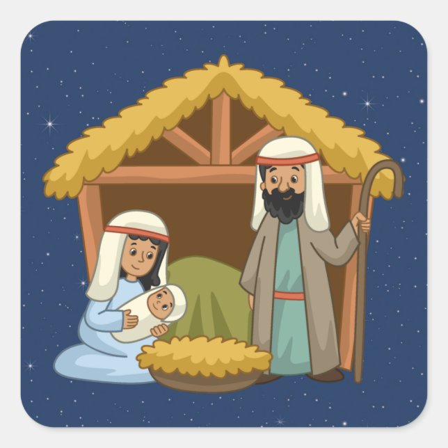 Nativity Stickers (Front)