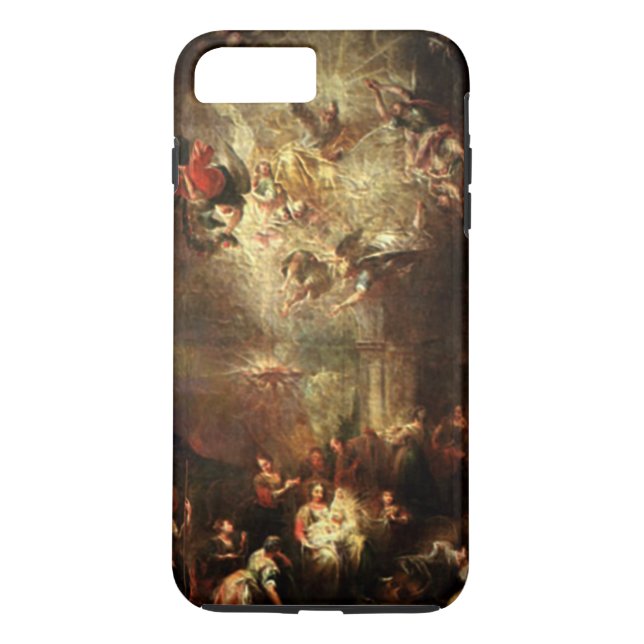 Nativity - The Birth of Christ - Hovering Angels Case-Mate iPhone Case (Back)