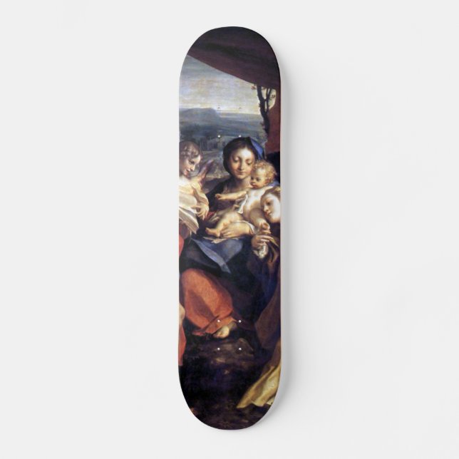 Nativity - The Day - Correggio - Renaissance Skateboard (Front)