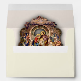 Nativity They Followed A Star Christmas Card Envel Envelope
