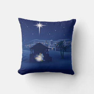 Nativity Throw Pillow