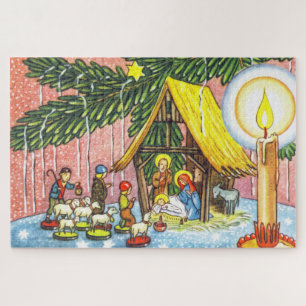 Nativity Under the Christmas Tree Puzzle