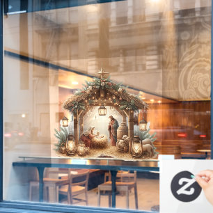 Nativity Window Cling