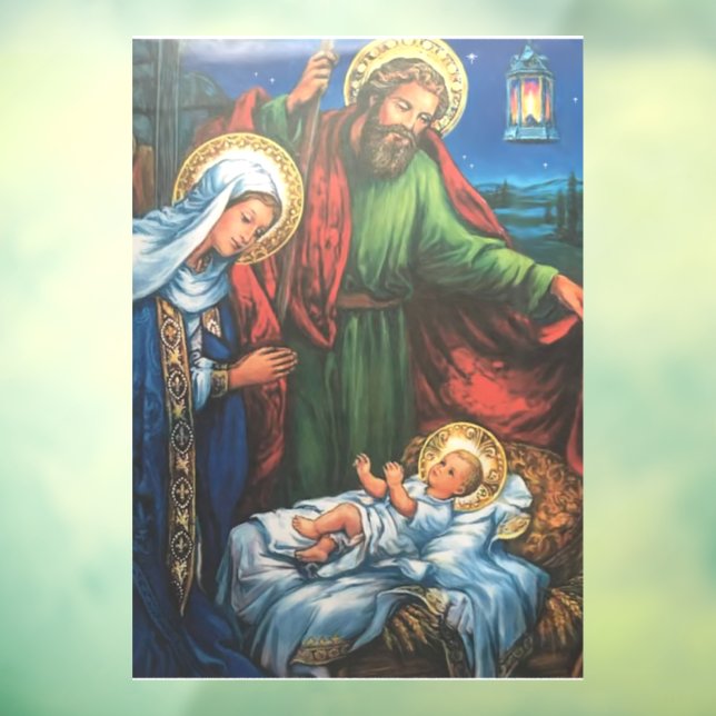 Nativity Window Cling (Sheet 3)