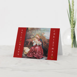 NATIVITY WITH ANGELS - MAGIC OF CHRISTMAS HOLIDAY CARD