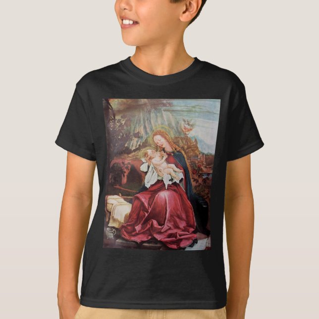 NATIVITY WITH ANGELS - MAGIC OF CHRISTMAS T-Shirt (Front)