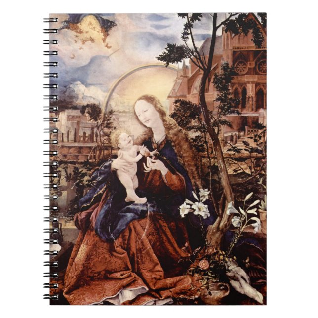 NATIVITY WITH WHITE LILLES - MAGIC OF CHRISTMAS NOTEBOOK (Front)