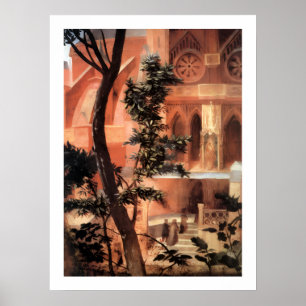 NATIVITY WITH WHITE LILLES - MAGIC OF CHRISTMAS POSTER