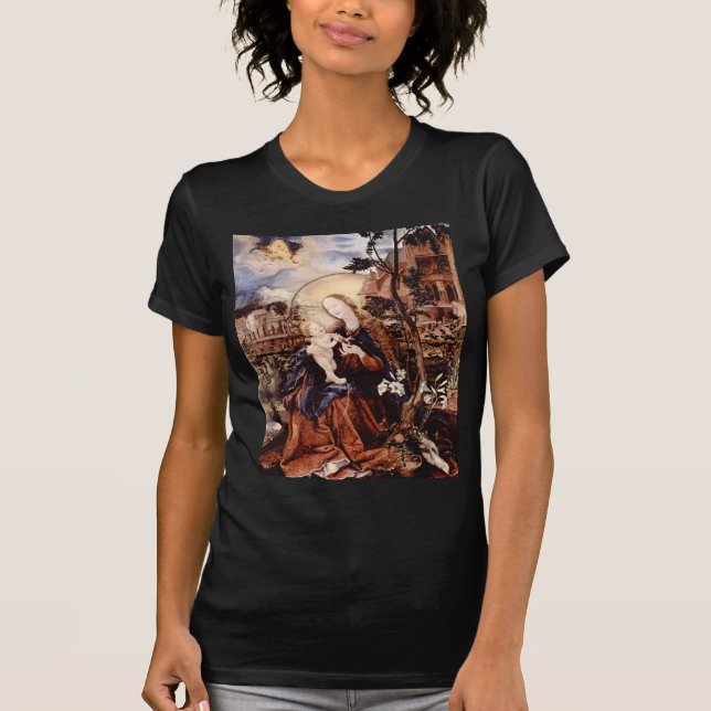 NATIVITY WITH WHITE LILLES - MAGIC OF CHRISTMAS T-Shirt (Front)
