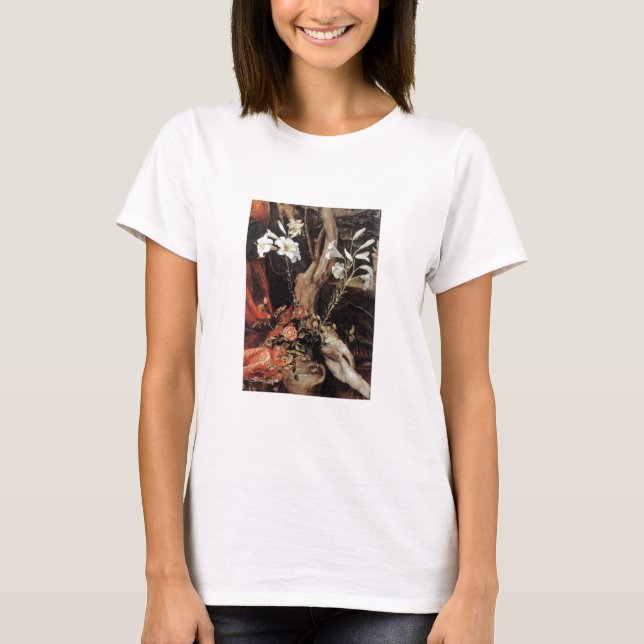 NATIVITY WITH WHITE LILLES - MAGIC OF CHRISTMAS T-Shirt (Front)