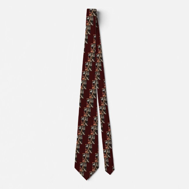 NATIVITY WITH WHITE LILLES - MAGIC OF CHRISTMAS TIE (Front)