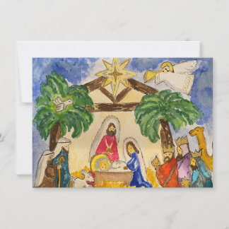 NativityFlat Note Card